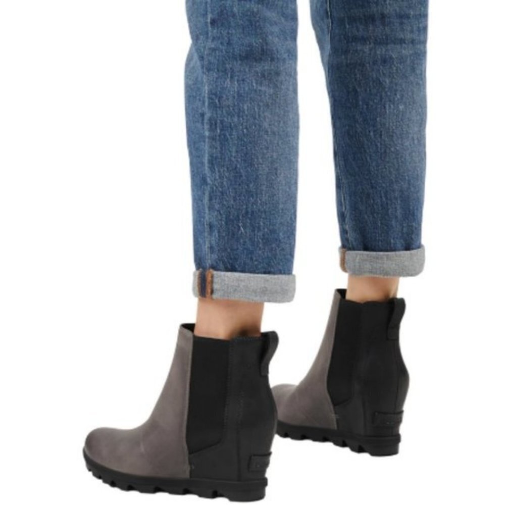 𝅺sorel Stud Joan of Arctic Wedge II Leather Chelsea Boot